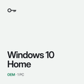 Windows 10 Famille OEM – Clé pour 1 PC