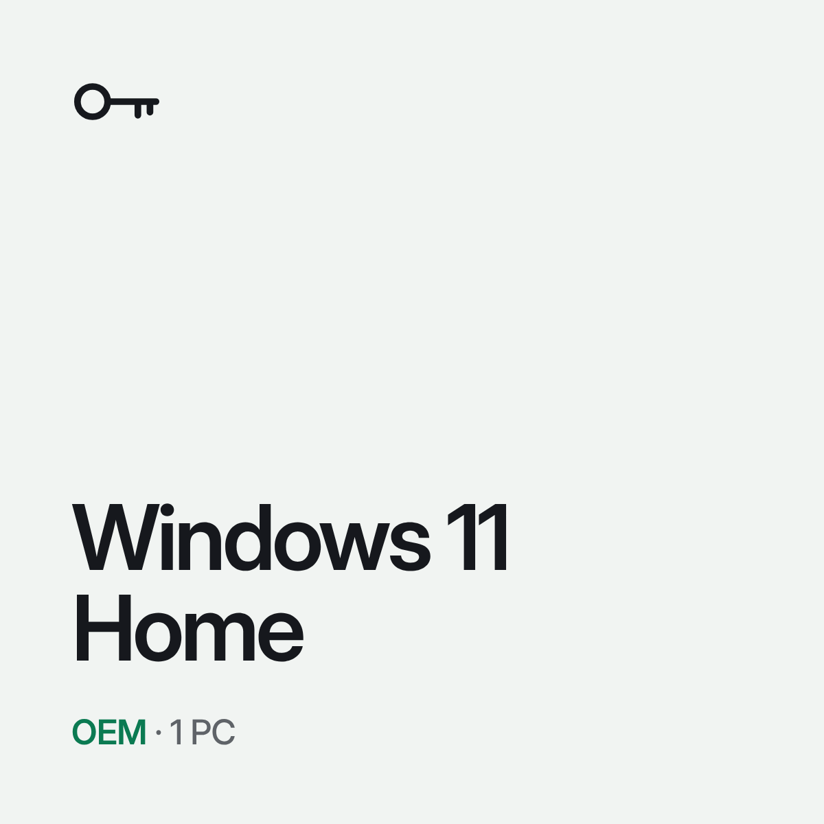 Windows 11 Famille OEM – Clé pour 1 PC